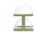 Vitrine refrigerante a couvercle coulissant Duo UNIQ  HENDI  designed by Robert Bronwasser  Double  Vert  480x355x H 480mm  Rectangulaire