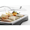 Gekoeld presentatie display met kap - Gastronorm 1/1  HENDI  set  555x357x H 175mm