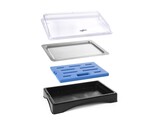 Gekoeld presentatie display met kap - Gastronorm 1/1  HENDI  set  555x357x H 175mm