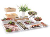 Plateaux gastronormes bord fin  HENDI  GN 1/1  530x325x H 20mm