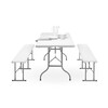 Buffettafel  AmerBox  Max. belasting 150 kg.  1520x700x H 740mm