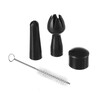 Slagroomapparaat zwart  HENDI  Kitchen Line  0 5L  Zwart   80x H 260mm