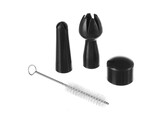 Slagroomapparaat zwart  HENDI  Kitchen Line  0 5L  Zwart   80x H 260mm