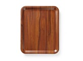 Plateau de service  rectangulaire  antiderapant  stratifie  AmerBox  Acajou  460x360mm