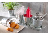 Dienblad van melamine met hout bedrukking  AmerBox  Hout  240x340mm