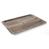 Dienblad van melamine met hout bedrukking  AmerBox  Hout  370x530mm