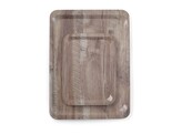 Dienblad van melamine met hout bedrukking  AmerBox  Hout donker  370x530mm