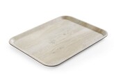 Dienblad van melamine met hout bedrukking  AmerBox  Hout licht  330x430mm