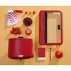 Soepketel UNIQ  HENDI  designed by Robert Bronwasser  8L  Rood  230V/500W   365x H 325mm