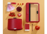 Soepketel UNIQ  HENDI  designed by Robert Bronwasser  8L  Rood  230V/500W   365x H 325mm