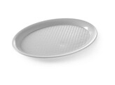 Plateau fastfood en polypropylene  ovale  HENDI  Noir  265x195x H 15mm