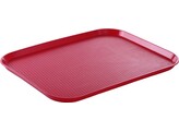 Plateaux fastfood grand  AmerBox  Rouge  350x450x H 20mm