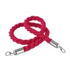 Afzetkoord  HENDI  rood met gepolijste haak  Rood   L 1500mm