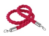 Afzetkoord  HENDI  rood met gepolijste haak  Rood   L 1500mm