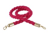 Afzetkoord  HENDI  rood met gepolijste haak  Rood   L 1500mm