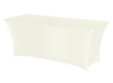 Tafelhoes rechthoekig  HENDI  Kitchen Line  810934  Wit  1200x760x H 730mm