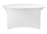 Housse de table rond  HENDI  Kitchen Line  817407  Blanc   1800x H 760mm