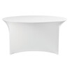 Housse de table rond  HENDI  Kitchen Line  817407  Blanc   1800x H 760mm