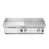 Bakplaat  half vlak  half geribbeld  HENDI  Budget Line  400V/4400W  720x460x H 241mm