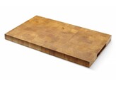 Planche de presentation en chene  bois de bout  HENDI  325x265x H 30mm