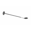 Cuillere a cocktail avec pilon  BarUp  Noir  280x35mm
