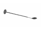Cuillere a cocktail avec pilon  BarUp  Noir  280x35mm