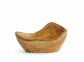 Bol decoratif en bois d olivier  HENDI  365x200x H 290mm