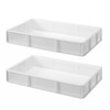 Pizzadeegdoos GN1/1  HENDI  GN 1/1  Wit  530x325x H 90mm