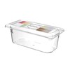 Bac a glace polycarbonate  HENDI  5L  Transparent  360x165x H 120mm