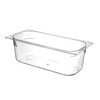 Bac a glace polycarbonate  HENDI  5L  Transparent  360x250x H 80mm