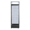 Armoire refrigeree avec caisson lumineux  porte simple  Arktic  254L  Noir  230V/250W  578x605x H 1980mm