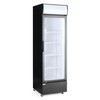Armoire refrigeree avec caisson lumineux  porte simple  Arktic  254L  Noir  230V/250W  578x605x H 1980mm