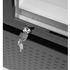 Armoire refrigeree avec caisson lumineux  porte simple  Arktic  254L  Noir  230V/250W  578x605x H 1980mm