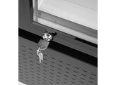 Armoire refrigeree avec caisson lumineux  porte simple  Arktic  254L  Noir  230V/250W  578x605x H 1980mm