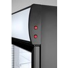 Armoire refrigeree avec caisson lumineux  porte simple  Arktic  254L  Noir  230V/250W  578x605x H 1980mm