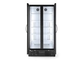 Backbar koelkast met dubbele deuren  Arktic  384L  Zwart  230V/365W  900x530x H 1820mm