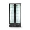 Backbar koelkast met dubbele deuren  Arktic  384L  Zwart  230V/365W  900x530x H 1820mm