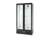 Backbar koelkast met dubbele deuren  Arktic  384L  Zwart  230V/365W  900x530x H 1820mm