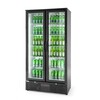 Backbar koelkast met dubbele deuren  Arktic  384L  Zwart  230V/365W  900x530x H 1820mm