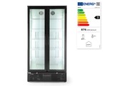 Backbar koelkast met dubbele deuren  Arktic  384L  Zwart  230V/365W  900x530x H 1820mm