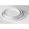 Assiette a bord haut Oslo  HENDI  Oslo  Blanc   240x H 26mm