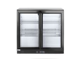 Arriere de bar avec portes coulissantes doubles  Arktic  158L  Noir  230V/160W  900x520x H 865mm
