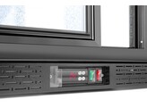Arriere de bar avec portes coulissantes doubles  Arktic  158L  Noir  230V/160W  900x520x H 865mm