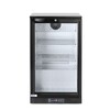 Arriere de bar simple porte   Arktic  86L  Noir  230V/120W  500x530x H 865mm