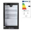 Arriere de bar simple porte   Arktic  86L  Noir  230V/120W  500x530x H 865mm