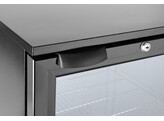 Arriere de bar simple porte   Arktic  86L  Noir  230V/120W  500x530x H 865mm