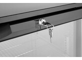 Arriere de bar simple porte   Arktic  86L  Noir  230V/120W  500x530x H 865mm