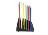 Set de 6 planches a decouper HACCP avec rack  HENDI  6 u.  450x300mm