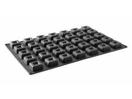 Siliconen bakvorm SQUARE  HENDI  570x375x H 25mm  Vierkant