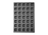 Siliconen bakvorm SQUARE  HENDI  570x375x H 25mm  Vierkant
